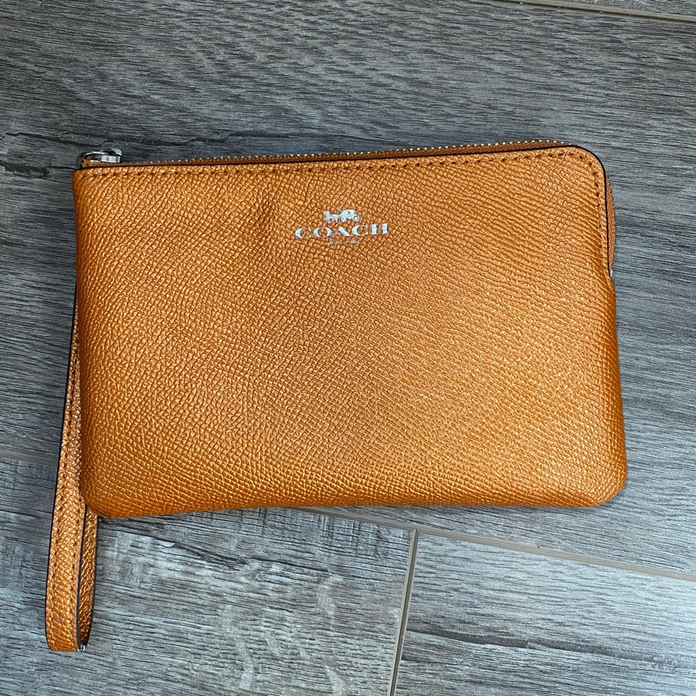 Coach card holder wristlet